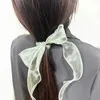 2.210 m schiere Chiffon Ribbon Organza Satin -Bänder für Geschenkverpackung Dekoration Hochzeitsstrauß Krampfnähte Stoff 240426