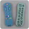 1pcs baby teether tv remoto forma di controllo silicone per roditore di gomma da pioggia giocattolo per bambini sensoriale educativo 240420