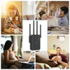 1200ms kablosuz wifi tekrarlayıcı wifi sinyal güçlendirici çift bant 24g 5g extender 80211ac gigabit amplifikatör wps yönlendirici 240424