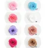 Kids Hair Accessories Rose Flower Scrunchie Boutique Flower Girl Bow Elastic Bands Baby Ponytail Holder Hair Bands