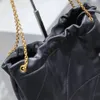 Designers de qualidade de espelho 10A sacola de sacola acolchoada sacos de compras grandes 38 cm de pele de carneiro preto bolsa de viagem feminino de couro genuíno hobo luxurys bolsas de carteira embreagem de carteira