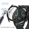 時計Quality Dial Scale Huawei Watch GT 2 46mm PCシェル強化ガラススクリーンプロテクタースマートウォッチアクセサリーのための保護ケース