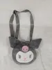 Kawaii Cartoon Kuromi Melody Cinnamoroll Plance Sac à bandoulière Anime Planche Messager Sac Keys Coin Purse Hands Sac à main