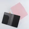 Fabriksklar Nytt kortkarta Passporthållare Passportbok Skydd Cover PU LEATHER ID BAG Bagage Tag Set