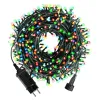 Decoraties 50m 100m Kerstlampen Decoratieve LED String 110V 220V Outdoor Waterdichte Fairy Lights For Wedding Holiday Garden Street Lawn