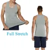 Tanktops Men Sport Modaal Volledig stretch Racing Running Running Vest Fitness Cool Summer Top Gym Slim Casual Undershirt Male 3 kleuren 240425