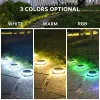 Decorazioni 4 pezzi percorso solare a LED super luminoso leggero ip65 impermeabile 3.7V 1200 mAh lampada a terra per decorazione da giardino