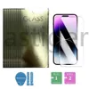 Skärmskydd härdat glas för iPhone 15 14 13 12 mini 11 pro x xs max xr 7 8 plus Samsung A15 A25 A35 A55 S20fe A05 Protect Film 9h 0,33 mm med pappers detaljhandels grossist