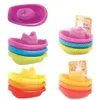 Baby Bath Toys 3PCS Baby Bath Toys Floating Ship Boat Bathtub Toy Kids Swimming Pool Water Play Toy Bathroom Educational Toys for Children Gift