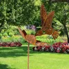 Décorations de jardin enjeu décoratif en métal colibri et enjeux floraux Décoration artistique pour les jardins extérieurs porches