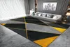 Black Yellow Geometric Carpet and Rug Nordic Style Living Room Kids Bedroom Bedside NonSlip Floor Mat Kitchen Bathroom Area Rug6811953