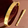 Bracelet à vis bracener bracelets de mode avec diamant sier rose doré rose doré classique en métal en métal diamant plaqué pour femme bijoux haut de gamme