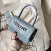 Torby na ramię Wzór skórzany chian crossbody for Women 2024 Modna małe fioletowe torebki i torebki z uchwytem