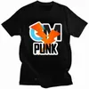 T-shirt maschile Summer Short Slave Gift T-shirt Vintage Fun Fun Cm Punk T-shirt American Professional Wrestler Fashion T-shirt T240425