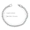 Marka Weimanjingdian Blaskly Cut Cubic Zirconia CZ Crystal Tennis Bracelets for Women Wedding Christmas lub Daily Wear 240423