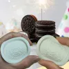 Kalıp 1/2/3pc kurabiye kalıp silikon oreo pişirme aksesuarları diy bisküvi köpük kek dekorasyon araçları yaratıcı sabun kalıp fondan