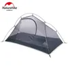 Ultraleichter 1 Person Camping Zelt Rucksackking King Wanderradfahren Eins Zelte wasserdichte PU4000 Green 240416 240426