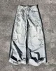 American Style Star Diamond Jeans Mens Y2K High Street Fashion Brand Retro broek Casual losse brede pijpenbroek 240412