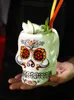 Aixiangru Skull Flask Hawaii Cocktail Verre flacons pour l'alcool en céramique Tiki Mug Bar Verres à vin Wisky AccesSorios Creative Cup 240416