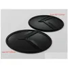 Naklejki samochodowe 2PCS NOWOŚĆ Black K Black L Logo Odznaka Emblematora Fit Kia Optima K5 2011 Emblems1331716 Dostawa Dostawa telefoniczna motocykl OTFNM