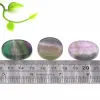 Sprinklers 30x25mm Oval Thumb Flake Energy Pocket Worry Stone Natural Amethyst Rose Quartz Healing Chakra Crystal Massage Divination Gifts