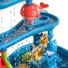 Tavola dell'acqua di sabbia per bambini di sabbia a 3 livelli e giocattoli per giocattoli da gioco Attività tavoli sensoriali fuori dai giocattoli per ragazzi per ragazzi 240419