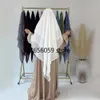 Ramazan Eid Müslüman Abaya Tepe Hicab Başörtüsü Kadınlar 3 Katmanlar Uzun Khimar İslam Dua Giyim Arapça Başlık Niqab 240416