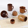 Tassen Jujube handgefertigtes Wasser Kaffee Tasse Tee Bier Tasse Saftmilch Tasse Getränke Tasse mit handgefertigtes Kaffee Bier Tasse Vintage Geschenk J240428