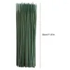 Fleurs décoratives 100pcs Fleur artificielle Fil Fil DIY Green Floral pour artisanat Artisanat Embarquement Strip Tide Decoration Craft Decoration