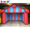 Customized red blue Inflatable Candy house blow up inflatable food serving shelter concession stand booth tent store For Sale