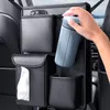 Bolsa de armazenamento para trás do organizador de carros pendurado em caixa multifuncional de decoração de interiores de decoração de acesso automático