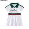 Girl Designer Clothing Girls Summer Short Manleeve Cotton Baby Kids 2 Colours Dress