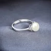 Band Rings Jewelry Palace 8mm Tamsui Cultural Pearl 925 Sterling Silver Ring Anel feminino Moda do anel de moda Presente de jóias requintadas q240427