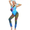 Set Women's Retro anni '80/'90 Bodysuit High Cut One Piece Swimsuit Bareding Abita