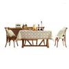 Panno tavolo da tovaglia impermeabile di lusso leggero e sentimento di fascia alta cover per soggiorno