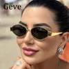 Sunglasses Trendy Hexagon Polygon Women Vintage Metal Small Frame Luxury Designer Sun Glasses Woman 2024 Unique Eyewear UV400