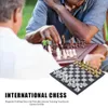 Pliage des échecs magnétiques ensembles de jeu d'échecs de voyage en argent en or ensemble de jeux d'échecs portables