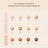 12 Color Matte Foundation Stick Lightweight Makeup andningsbar grädde för mörk hud varaktig oljekontroll bas ut 240425