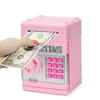 Electronic Piggy Bank Automatic Mini Safe Coins Cash ahorrando dinero Campo Contraseña Código de contador Clave Key Coin Bank ATM Regalo 240422
