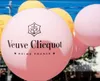 10 Veuve-Clicquot Orange Balloons XL Size New