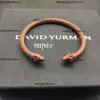 Nieuwe 2024 Dy Desginer David Yurma Sieraden Top Kwaliteit Bracelet Simple en Elegant Popular Woven Traped Rope Fashion Ring David Bracelet Punk Jewelry David Size 2 567