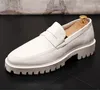 Casual Shoes Brand Designer Man Männer Slipper Kleider Lederschlupf auf Herrenschuh für Anzug Schwarz Office Party formelle Hochzeit