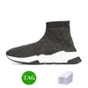 2024 Luxe graffiti herenontwerper Sock Shoes Boots Snelheid Trainer Zwart Wit Red Speeds 2.0 Duidelijke Sole Running Socks Designers Platform Loafers Sneakers Women Women