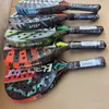 Padel rakiet 3k12K powierzchnia włókna węglowego z Eva pamięci Flex Foam Rare Tennis Raciquets Sport na świeżym powietrzu dla mężczyzn Women 240411