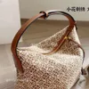 Lady Woven Bag loe Small Spanien Designer Handbag Cubi Purse Straw Bags Women's Lightweight Canvas stor kapacitet ejrm