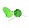 Nieuwste plastic cup -stijl Bong Hookahs met glazen kom draagbare rookwaterpijp olierig gereedschap Accessoires Meerdere kleuren
