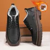 Casual schoenen Fashion Men Outdoor Pu Leather Ademend comfortabele heren 2024 Winter Sneackers Male skate 39-44