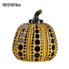 Kusama Yayoi Pumpkin Statue Japanese Art Wave Point Abstract Pumpkin Sculpture Harts Craft Modern Home Decoration Christmas Gift 240425