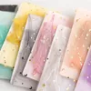 Skarpetki dla kobiet widzi się w siatkowej koronce, aby kolorowe cekinowe gwiazdę letnie ultra-cienkie przezroczyste harajuku luźne harajuku