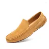 Casual Shoes Men Penny Mokorki modowe płaskie projektant Moccasins do jazdy łódź duży rozmiar 38-46 niebieski